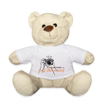 Capturez l’instant présent - Nounours - blanc - Devant
