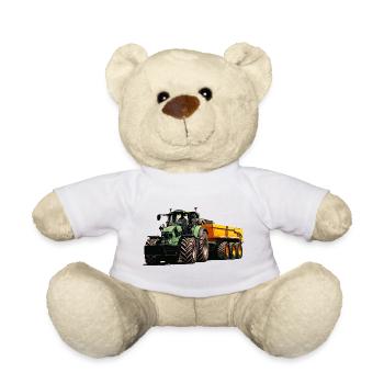 Deutz mit Anhänger Kipper - Teddy - Weiß - Vorne