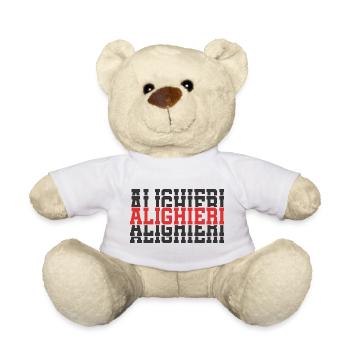 Alighieri t-shirt stacked text idea t-shirt - Teddy Bear - white - Front