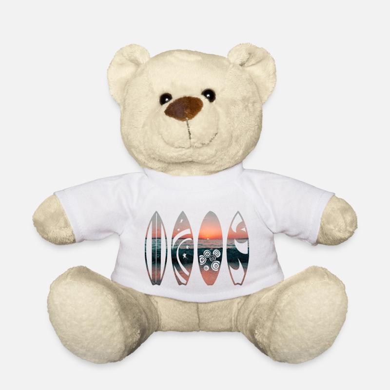 Sunset Surfboards - Teddy Bear - white