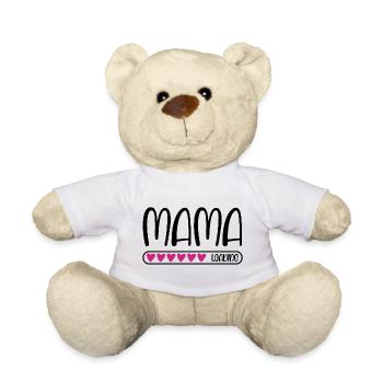 Mama loading - Teddy - Weiß - Vorne