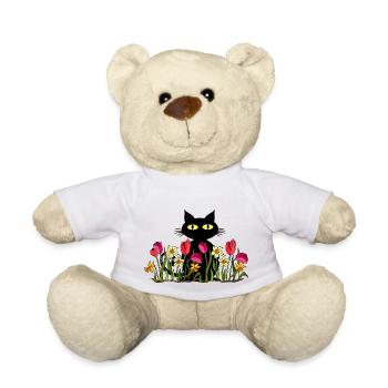 Cat - Teddy Bear - white - Front
