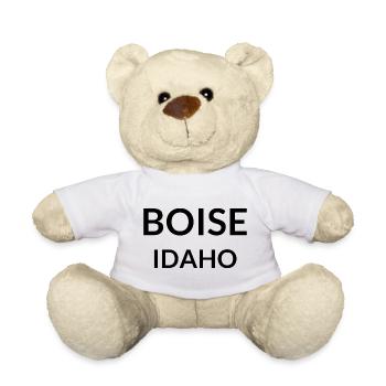 Boise, Idaho, États-Unis - Nounours - blanc - Devant