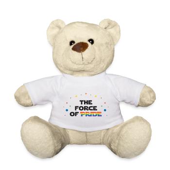 LGBT Pride Month - The Force of Pride - Teddy Bear - white - Front