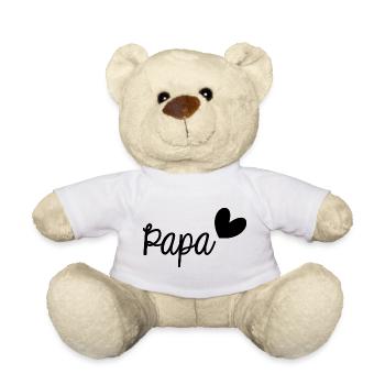 FROHER VATERTAG. PAPA. VATERTAG - Teddy - Weiß - Vorne