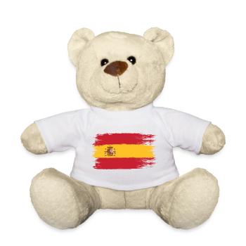 Spanish Flag, Viva Spain, A Symbol of Unity - Teddy Bear - white - Front