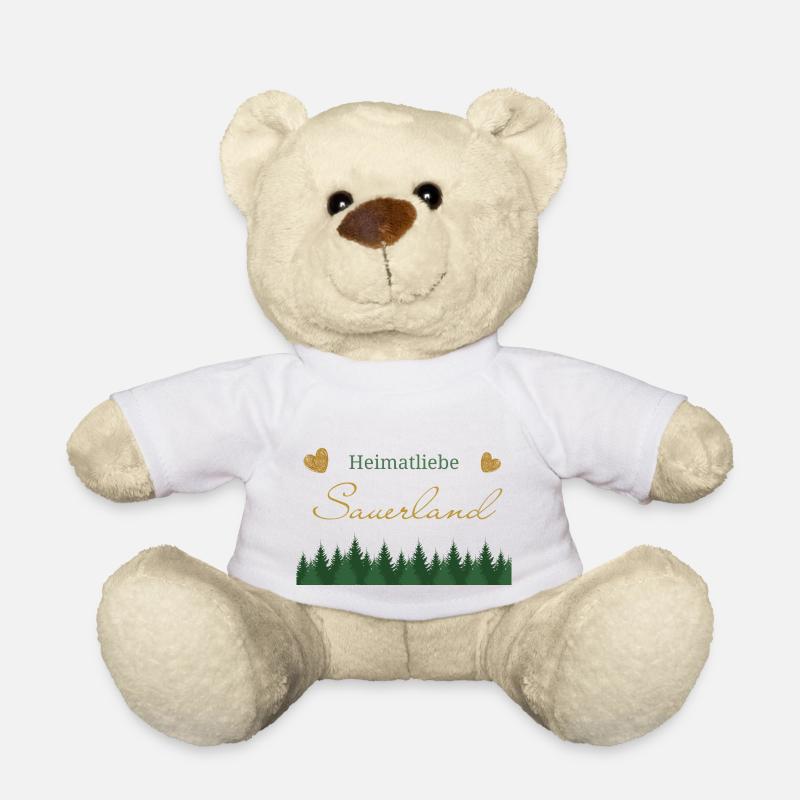 Heimatliebe Sauerland - Teddy - Weiß