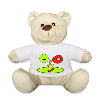 alien - Nounours - blanc - Devant