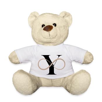 Infinite Letter - Teddy Bear - white - Front
