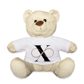 Unendlicher Buchstabe x - Teddy - Weiß - Vorne
