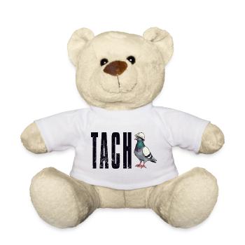 T-Shirt Ruhrpott Tach Dialekt Taube Ruhrgebiet - Teddy - Weiß - Vorne