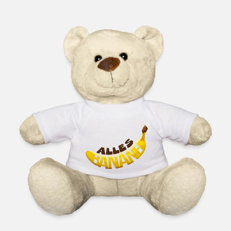 Alles Banane - Teddy - Weiß