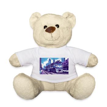 Train 2 1 - Teddy Bear - white - Front