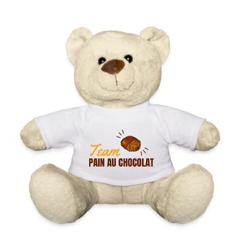 Team Pain Au Chocolat - Teddy Bear - white - Front