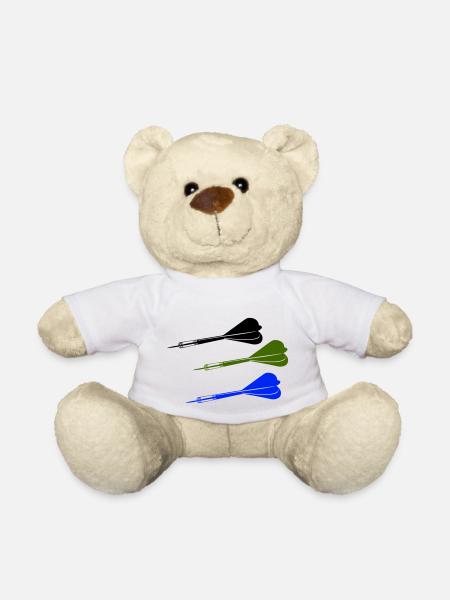 dartpfeile - Teddy - Weiß