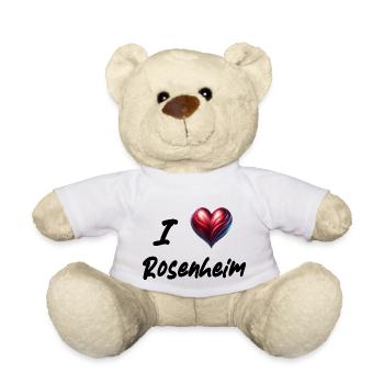 i love Rosenheim - Teddy - Weiß - Vorne