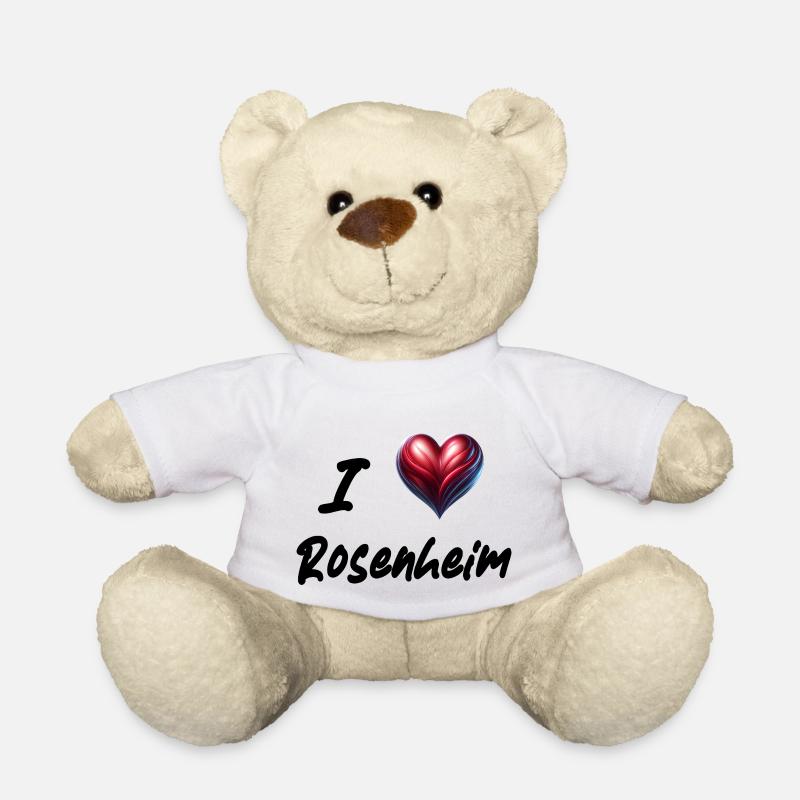 i love Rosenheim - Teddy - Weiß