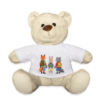 Back to CP - Teddy Bear - white - Front