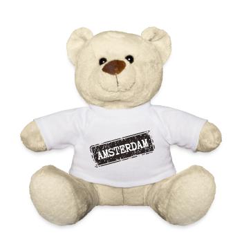 Amsterdam - Nounours - blanc - Devant