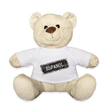 Espanol Inspiriert Schriftzug Design - Teddy - Weiß - Vorne