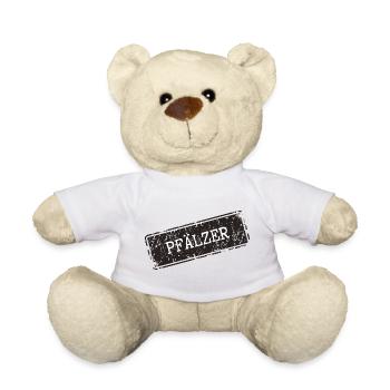 Palatinate wine region illustration - Teddy Bear - white - Front