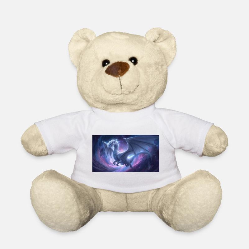 Blue-Eyes White Dragon - Teddy Bear - white