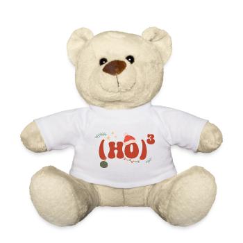 Weihnachten Mathematik Hohoho Matheformel Mathe - Teddy - Weiß - Vorne