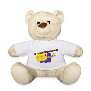 5k pace straregy don't die - Teddy Bear - white - Front