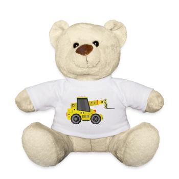 Teleskopischer Hadler - Teddy - Weiß - Vorne