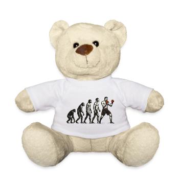 Evolution zum MMA Fighter im Grunge Style - Teddy - Weiß - Vorne