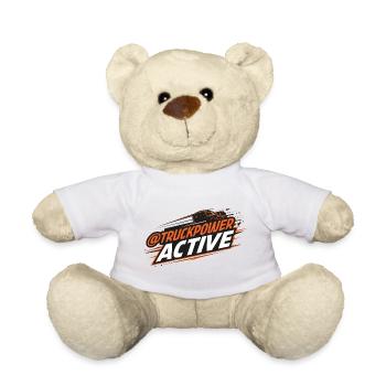 TruckPower Logo für aktives Fahren - Teddy - Weiß - Vorne