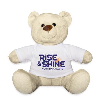 Aufwärts und leuchten – Ziele der Morgenroutine - Teddy - Weiß - Vorne