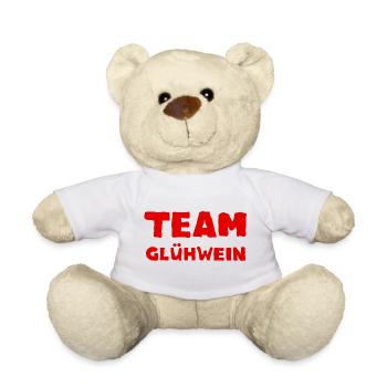 Weihnachtsmark Glühwein Team Winter Design - Teddy - Weiß - Vorne