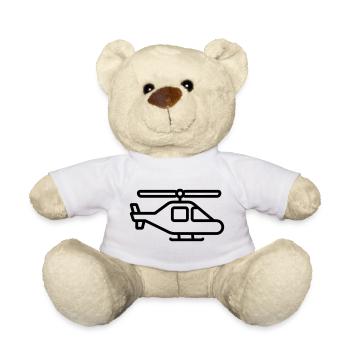 Hubschrauber - Teddy - Weiß - Vorne