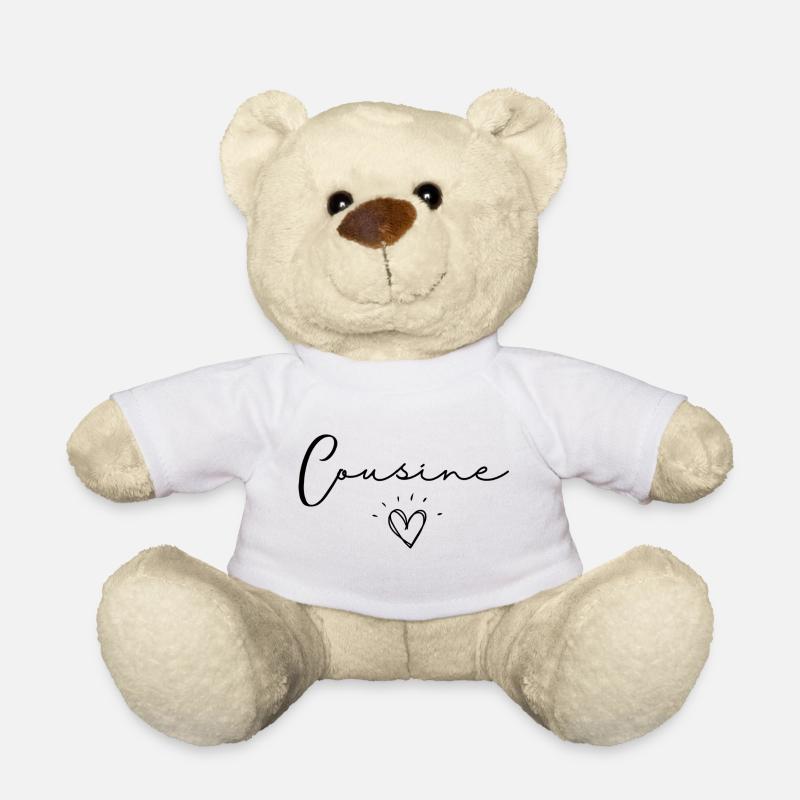 cousine - Nounours - blanc