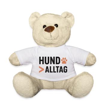 Hund Alltag Pfotenkunst Logo - Teddy - Weiß - Vorne