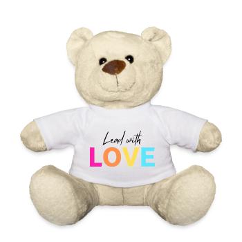 Führe mit LIEBE - Teddy - Weiß - Vorne