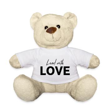 Führe mit LIEBE - Teddy - Weiß - Vorne