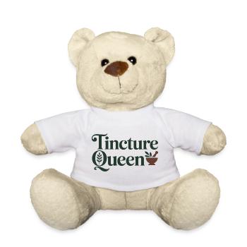 Herbalist Tincture Queen Professional Formulator  - Teddy Bear - white - Front