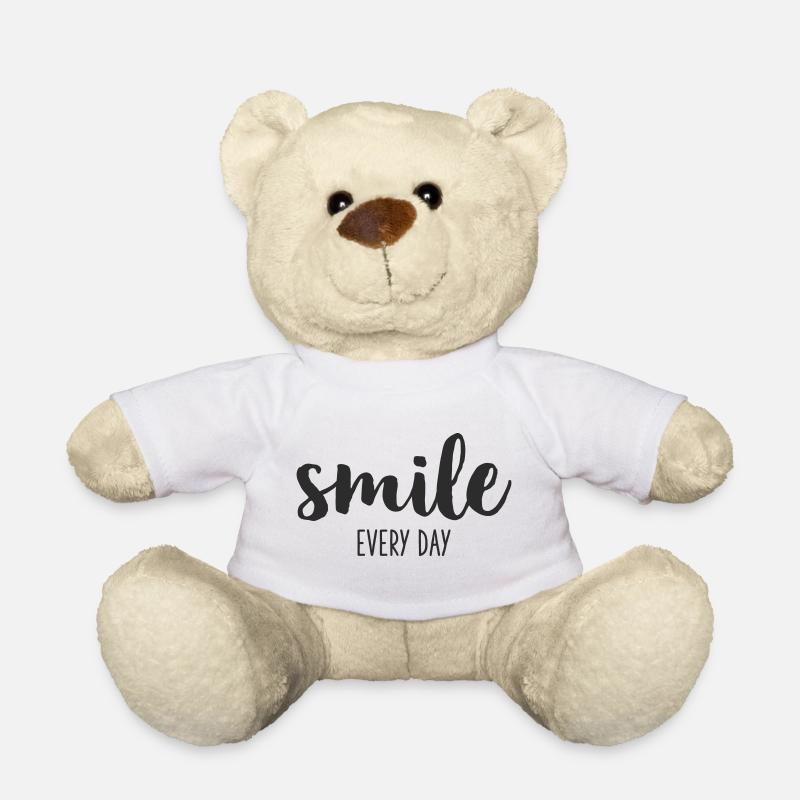 Smile every day - Teddy - Weiß
