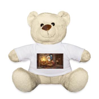 Nasreddin Hodja & The Bird of Wisdom - Teddy Bear - white - Front