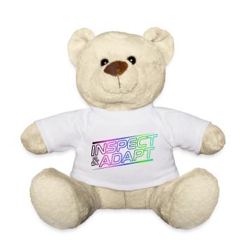 Inspect & Adapt, Agile Coach Scrum Tasse - Teddy - Weiß - Vorne