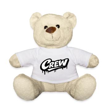 Crew Logo - Teddy Bear - white - Front