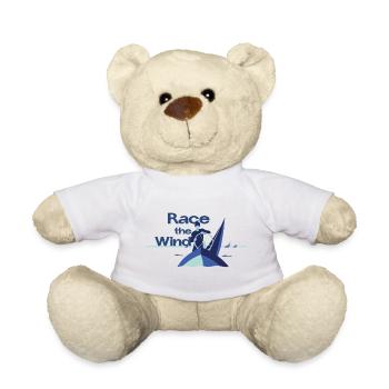 Race the Wind – Sailing Regatta Skipper Saying - Teddy Bear - white - Front