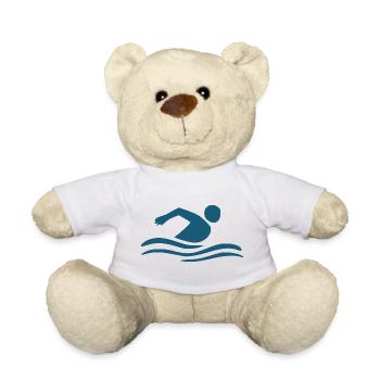 Nageurs nageurs - Nounours - blanc - Devant