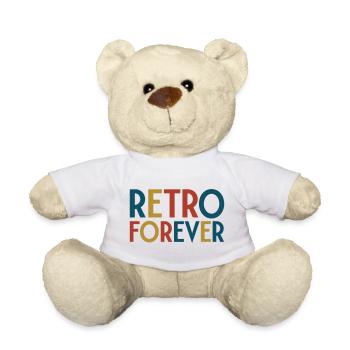 Retro forever - Nounours - blanc - Devant