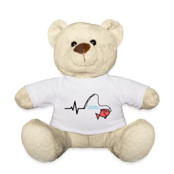 Pulse Fishing Rod Fish Colored - Teddy Bear - white - Front