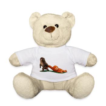 punch the monkey - Teddy - Weiß - Vorne