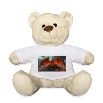 Ein Drache bedroht Beowulfs friedliches Königreich - Teddy - Weiß - Vorne