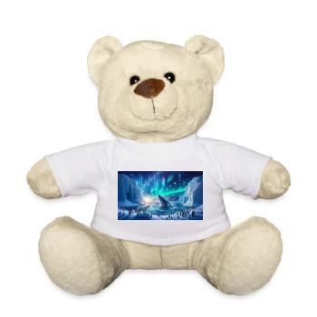 Polarpolarlichter und Wale - Teddy - Weiß - Vorne